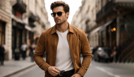 How to Choose the Perfect Men’s Suede Jacket for Your Body Type